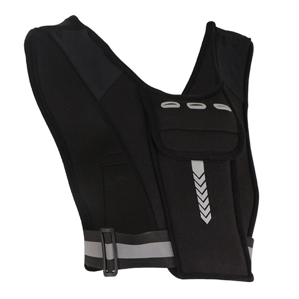 Reflektierende Laufweste Brusttasche 5