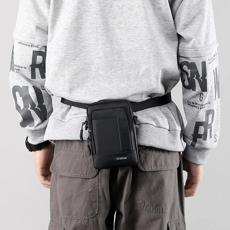 James | Herren Taktische Heuptasche Crossbody