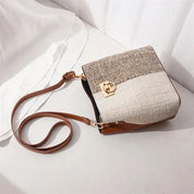Maya | Kleine Farbblock Crossbody Sling Bucket Tasche