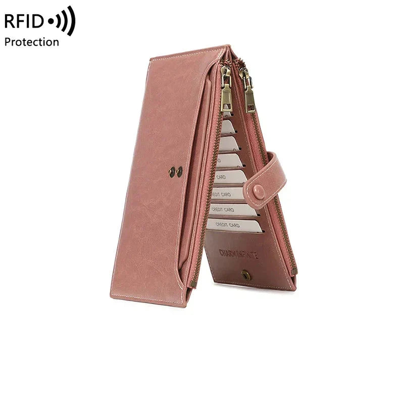 Savanna | RFID-blockierende große Reise-Clutch-Geldbörse