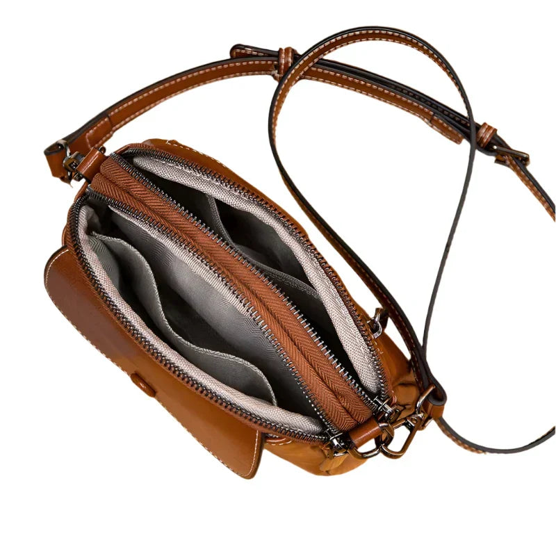 Sophie | Einfache Leder Crossbody Sling Tasche