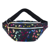 Lila | Damen Schmetterlingsdruck Crossbody Gürteltasche