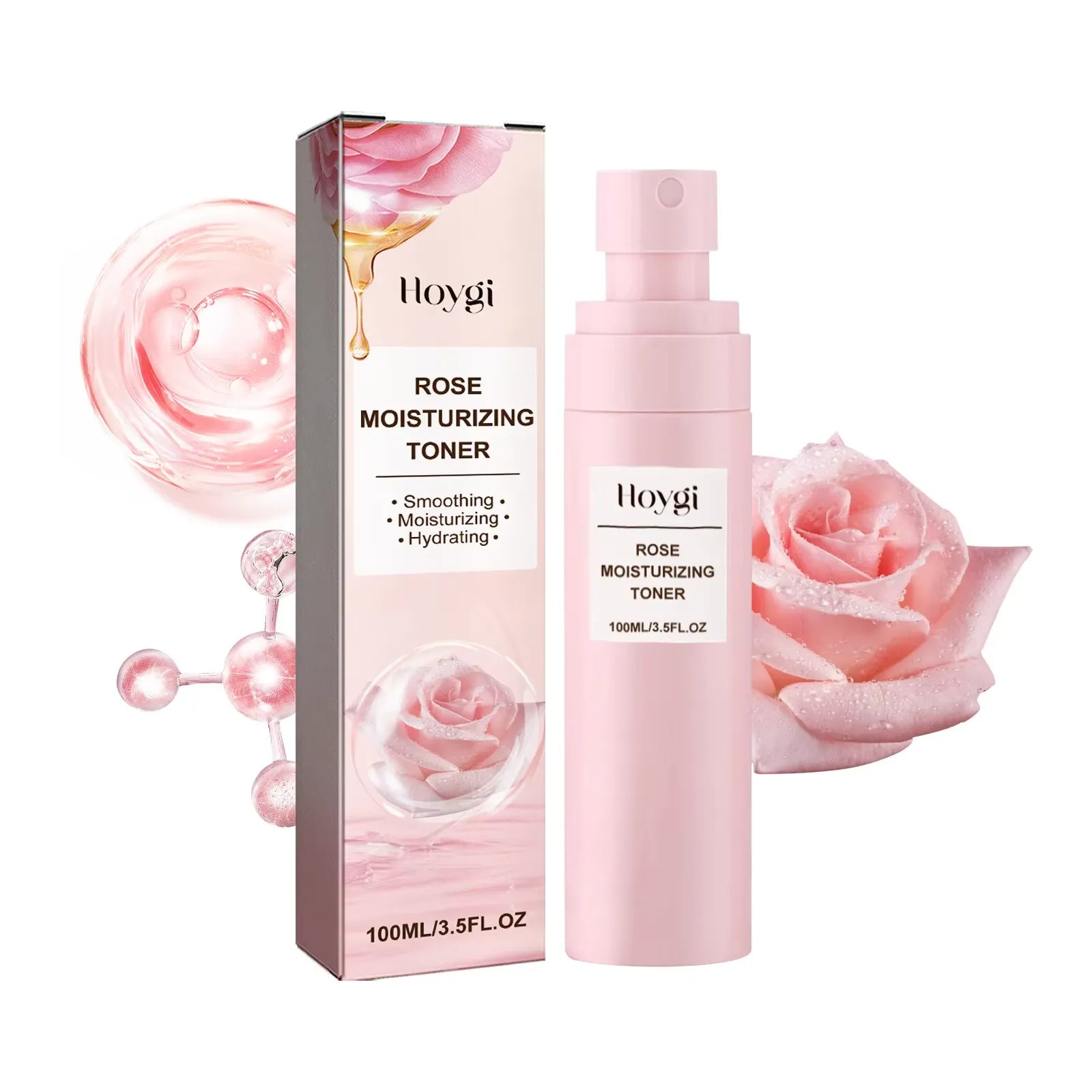 Hydrarose -Glühen - Feuchtigkeitsfeuchtigkeitsdauer für trockene, raue Hautpflege-2