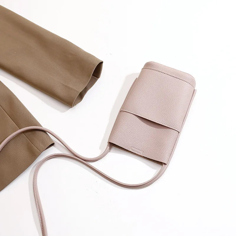 Clara | Schicke Kleine PU Leder Crossbody Tasche