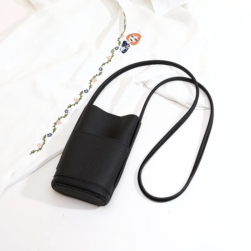 Clara | Schicke Kleine PU Leder Crossbody Tasche