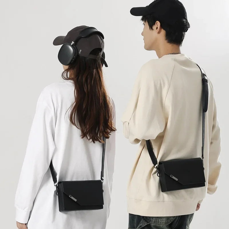 Noah | Einfache Leder Kleine Crossbody Sling Tasche
