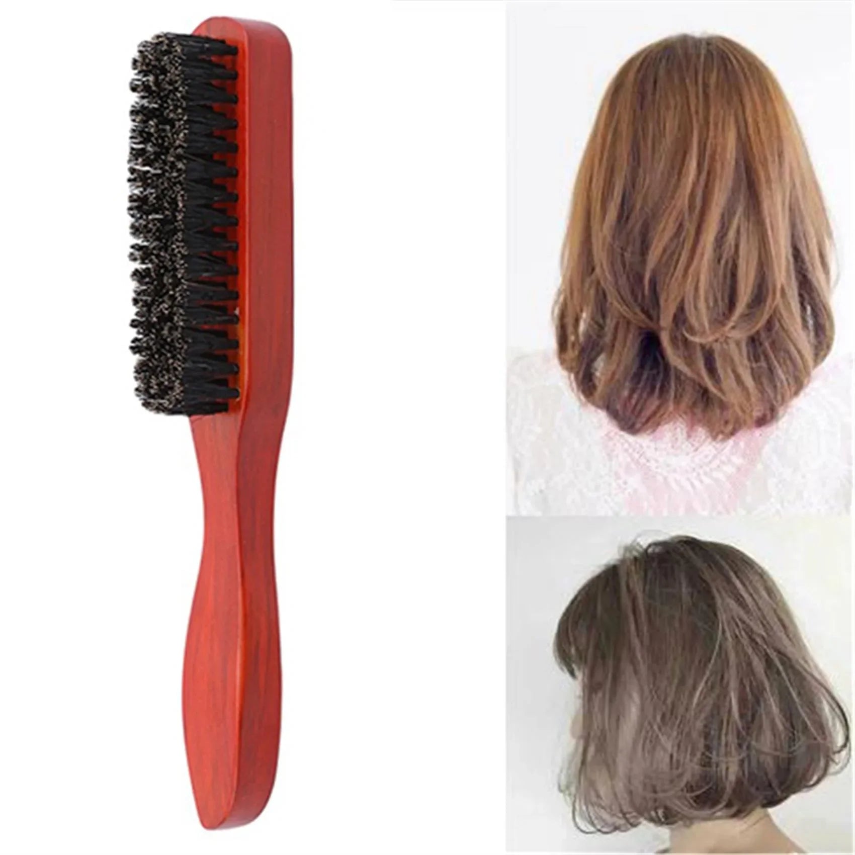 Salonsculpt - Schlankes hölzerne Nackpinsel für DIY -Friseur-6