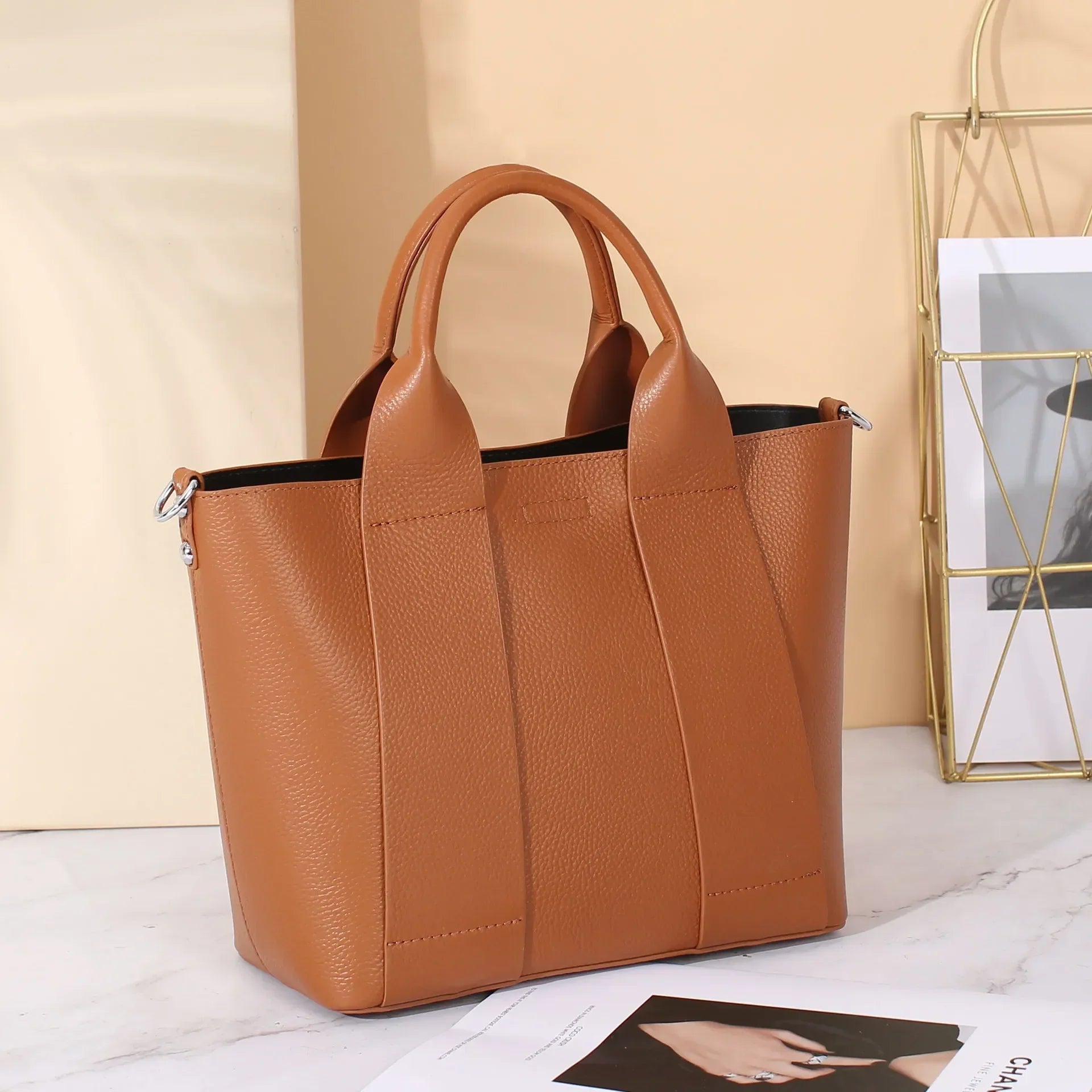 Mila | Minimalistische Leder Crossbody Sling Handtasche