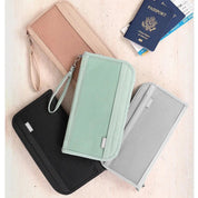 Kya | Reisewallet mit großem Fassungsvermögen und RFID-Schutz für Pässe