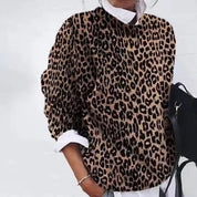 Solen | Stilvoller Damenpullover mit Blumenprint