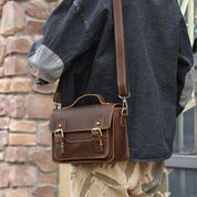 Oliver | Herren Casual Leder Crossbody Umhängetasche