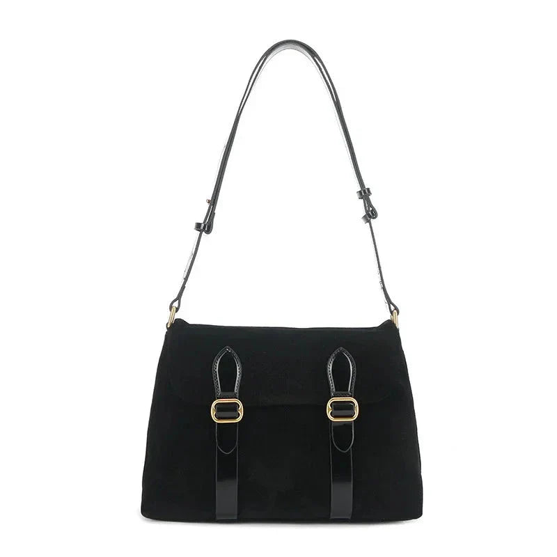 Maya | Damen Vintage Doppelgurt Crossbody Messenger Tasche