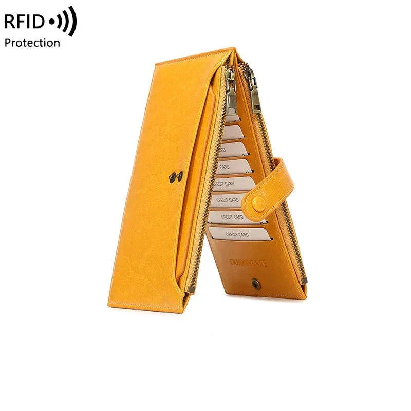 Savanna | RFID-blockierende große Reise-Clutch-Geldbörse