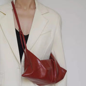 Luna | Damen Kleine Falten Leder Crossbody Handtasche