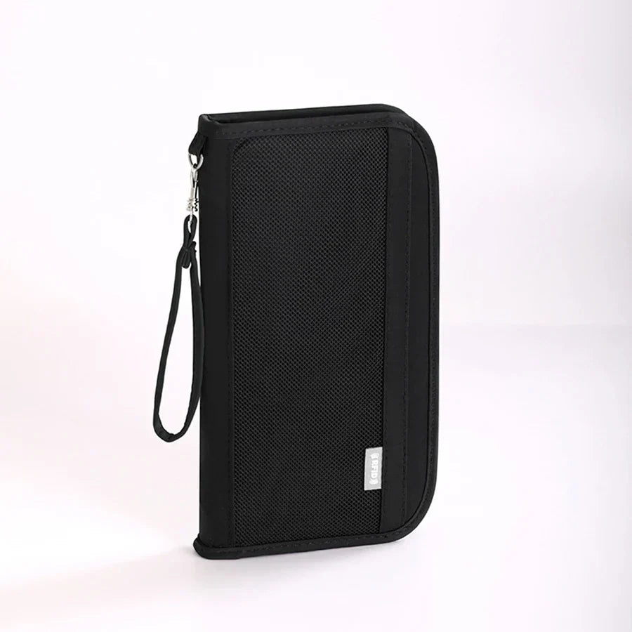 Kya | Reisewallet mit großem Fassungsvermögen und RFID-Schutz für Pässe