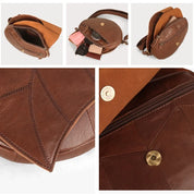 Sophie | Damentasche aus Leder in Blattform als Crossbody-Schultertasche