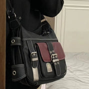 Leila | Vintage PU Leder Damen Crossbody Handtasche
