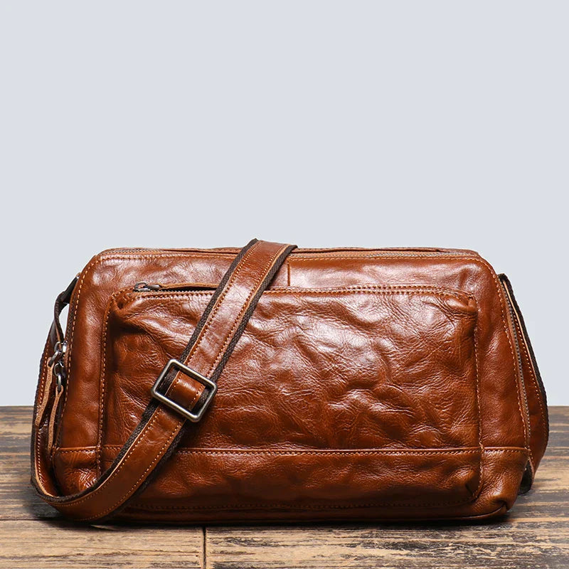Owen | Echtes Leder Crossbody Reisetasche