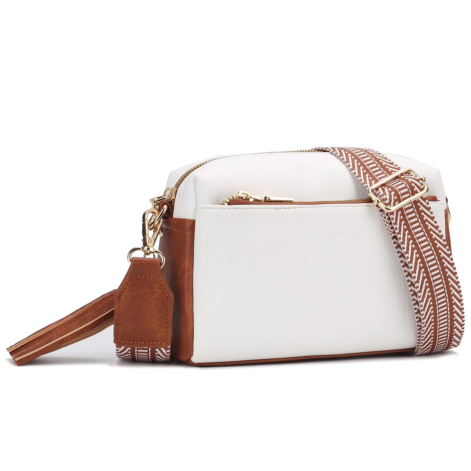 Isla | Damen Kleine Vegan Leder Crossbody Sling Tasche
