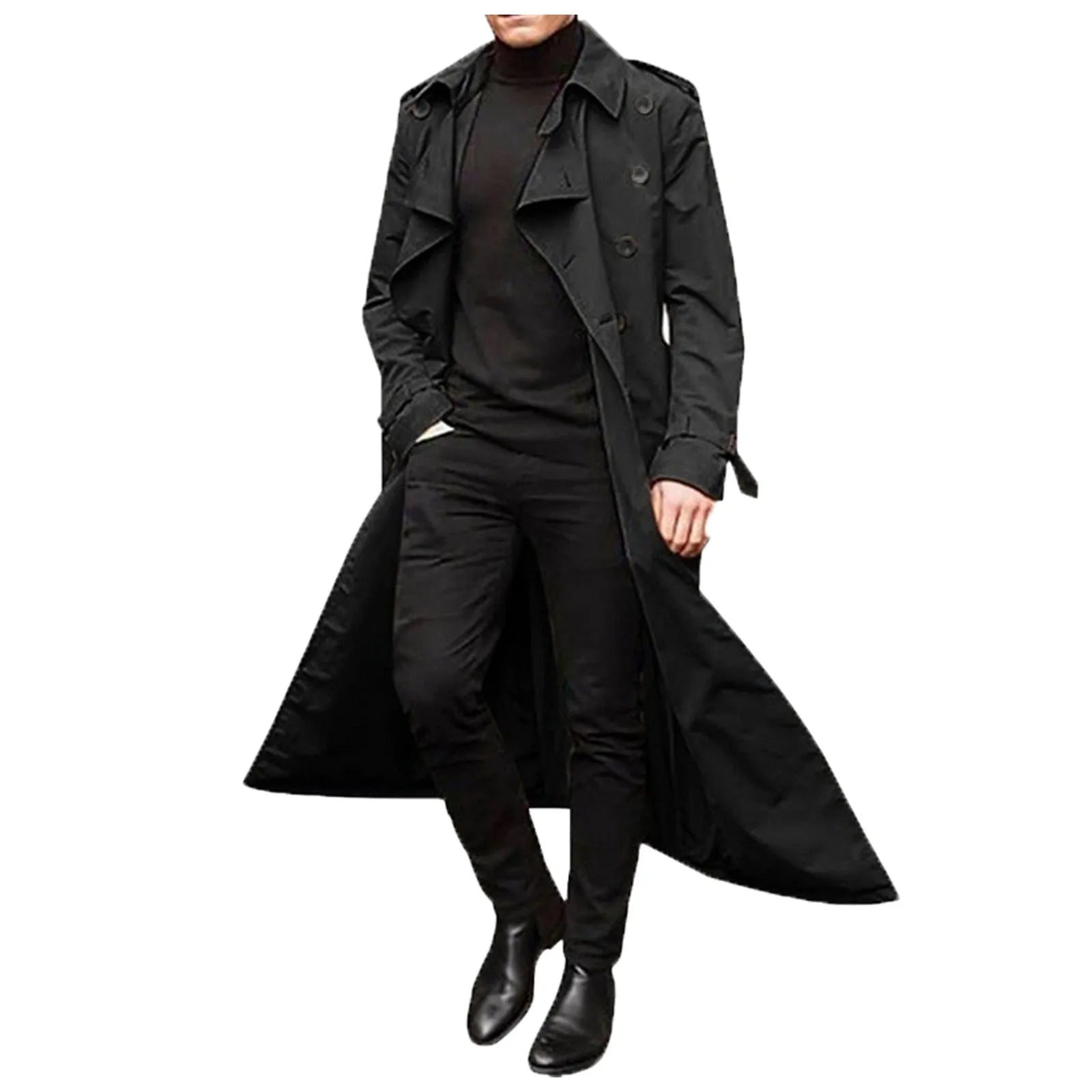 Simon | Moderner Herren Trenchcoat mit Schlichtem Design