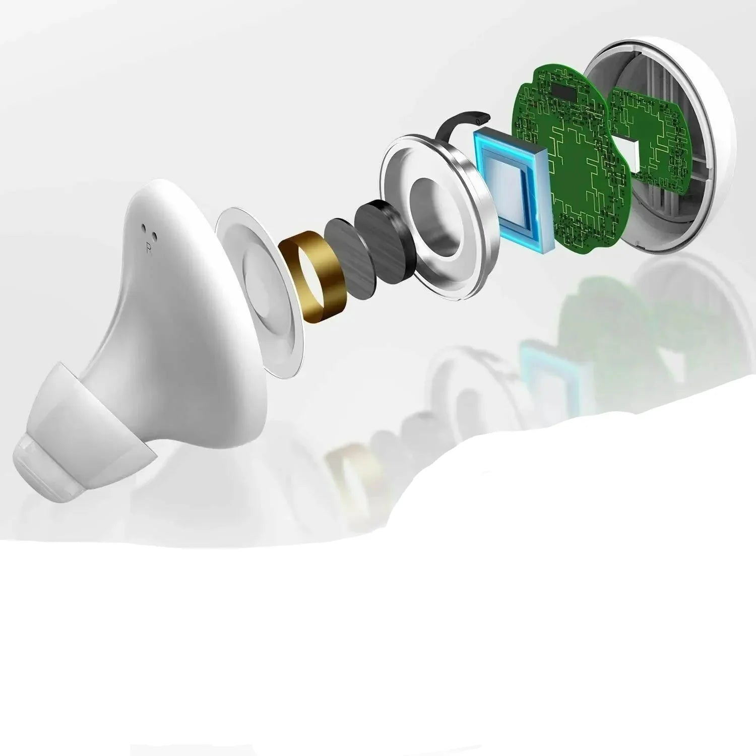 Bluetooth -Hörgeräte mit App Control - wiederaufladbares, kompaktes Design für verbesserte Klarheit und mehrere Hörmodi-1