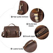 Oliver | Herren Casual Leder Crossbody Umhängetasche