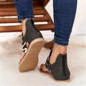 Mia | Leoparden-Sandalen – Modisch & Haltgebend