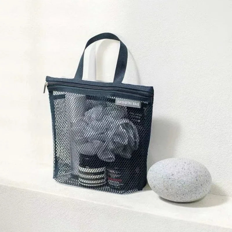 Eliza | Leichter Mesh Kulturtasche für die Dusche