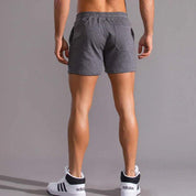  Gelegenheitsshorts von Männern - Elastischer Bund - atmungsaktive Baumwolle - Verstellbare Passform - Seitentaschen-3
