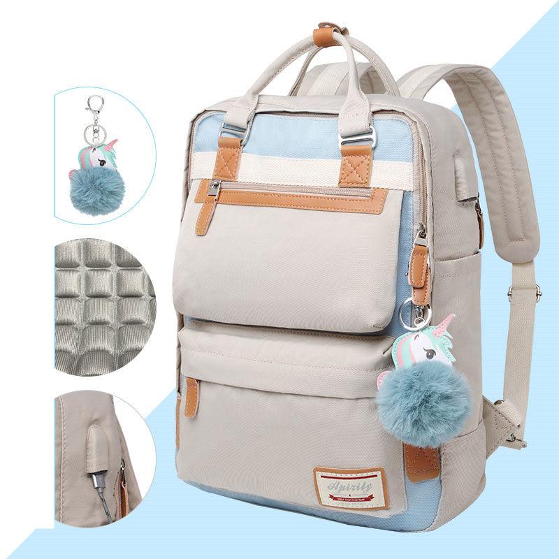 Schulter-Laptoptasche 15,6-Zoll-Damenmode Wasserdicht und stoßfest 0