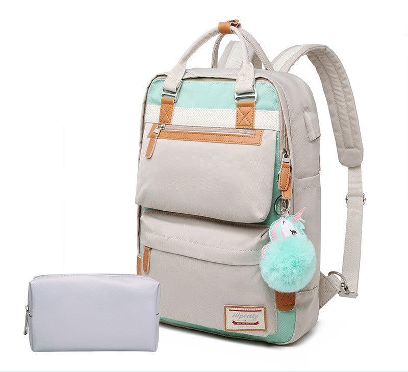 Schulter-Laptoptasche 15,6-Zoll-Damenmode Wasserdicht und stoßfest 1