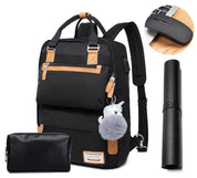 Schulter-Laptoptasche 15,6-Zoll-Damenmode Wasserdicht und stoßfest 12