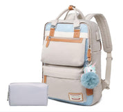 Schulter-Laptoptasche 15,6-Zoll-Damenmode Wasserdicht und stoßfest 9