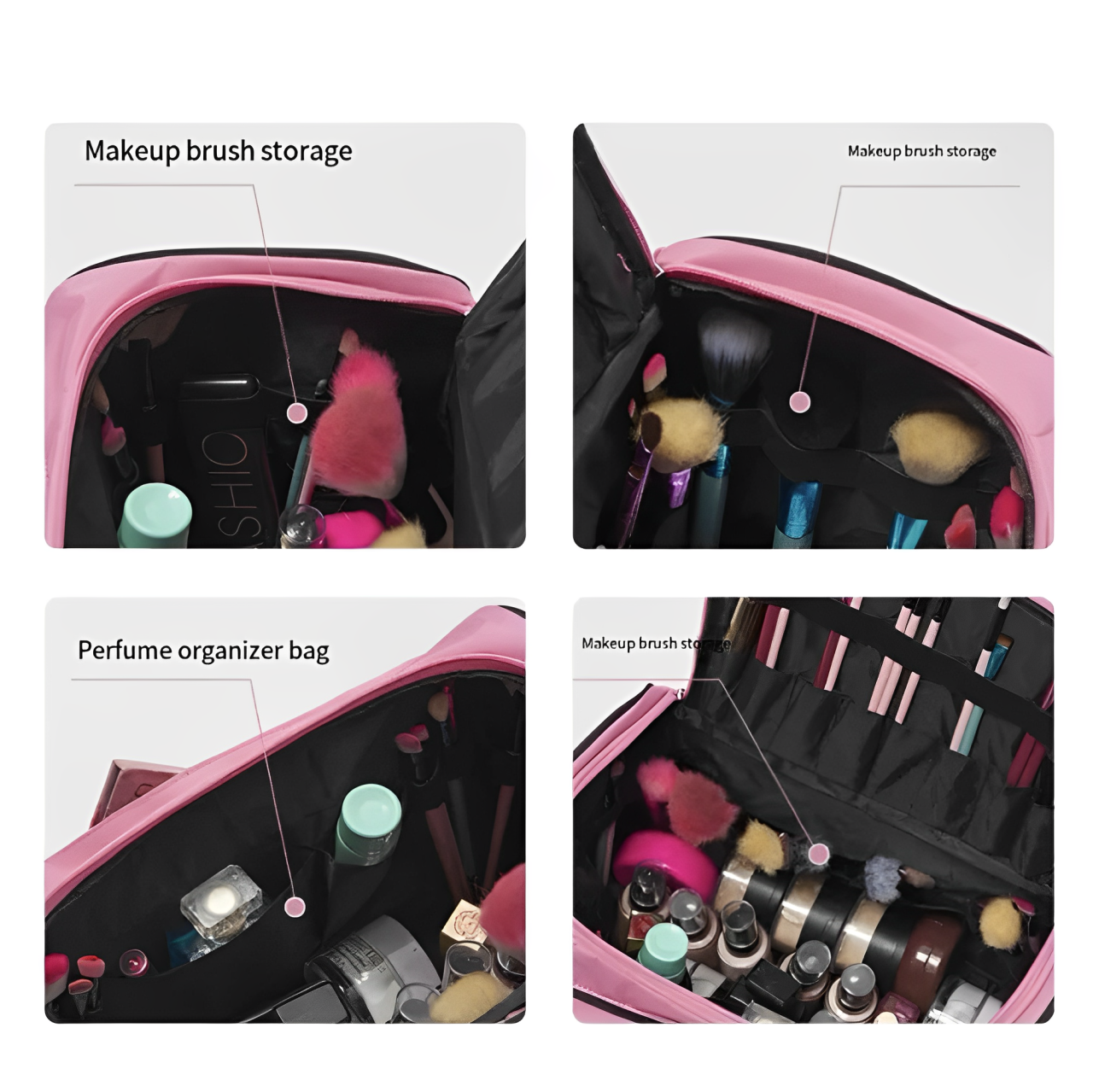 Winona | Professionelle Kosmetiktasche mit großem Fassungsvermögen für Reisen