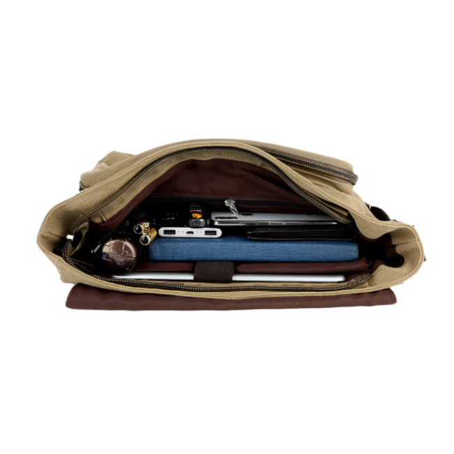 Luca | Kompakte Crossbody Messenger Laptop Reisetasche