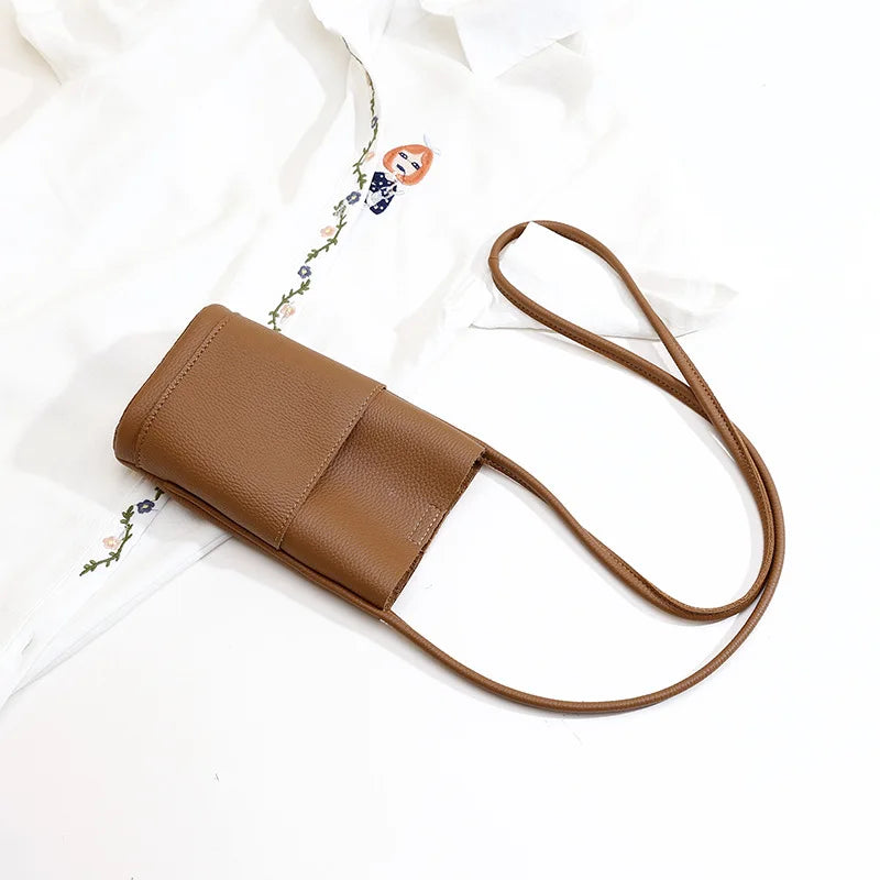 Clara | Schicke Kleine PU Leder Crossbody Tasche