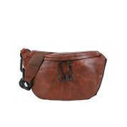 Amara | Minimalistische Kette PU-Leder Crossbody Bauchtasche