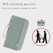 Kya | Reisewallet mit großem Fassungsvermögen und RFID-Schutz für Pässe