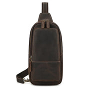 Mason | Herren Retro Echte Ledertasche Anti-Diebstahl Umhängetasche Brusttasche