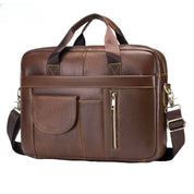 Alexander | Leren Crossbody Messenger Laptoptasche Reisetasche