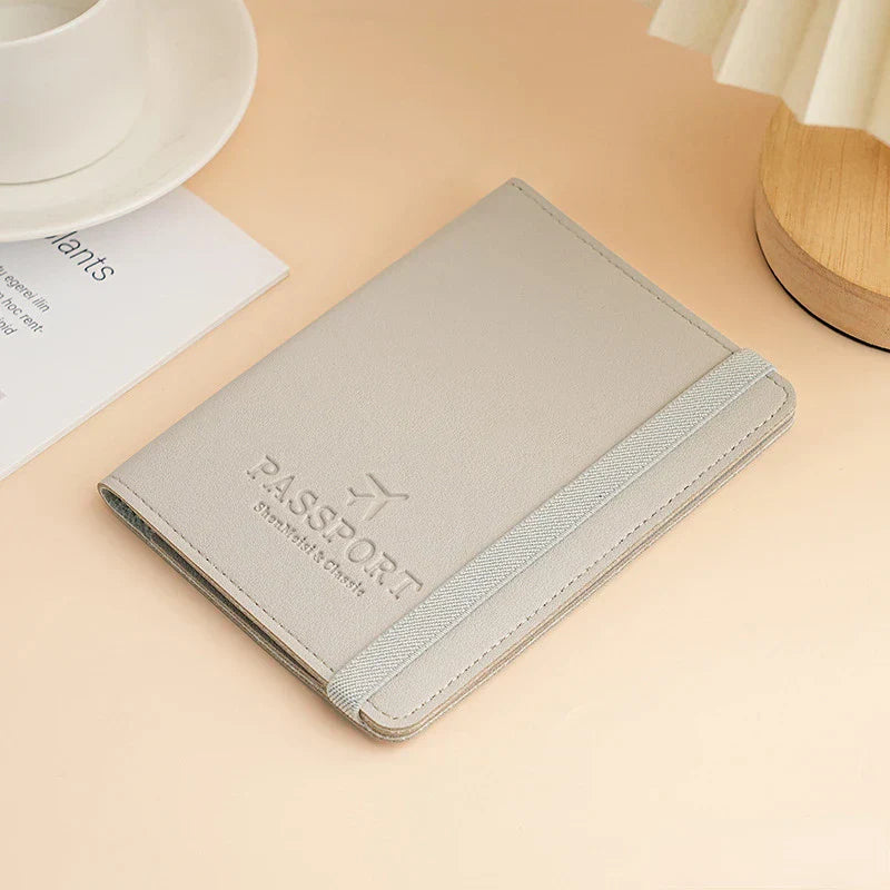 Linda | RFID-blockierende Reisepass-Kartenetui Reise-Wallet