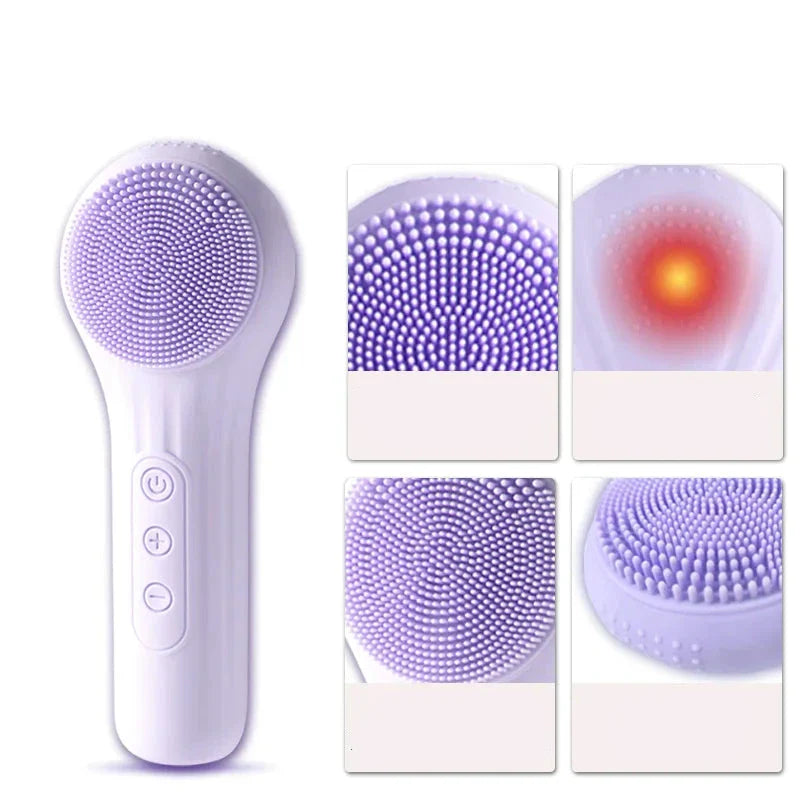 Glowonic - wasserdichte Hautreinigungsbürste-3