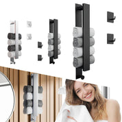  Stickrack - Selbstadhäsive Handtuchregal - Bohrer - frei und kompakt für Badezimmer-4