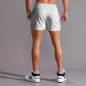  Gelegenheitsshorts von Männern - Elastischer Bund - atmungsaktive Baumwolle - Verstellbare Passform - Seitentaschen-2