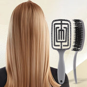 TangleFree - Nylon Borders Detangler Pinsel für gekrümmtes Styling-6