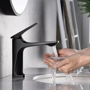  Badezimmerhahn -hochwertiges Metall, Wasserunterricht, Kratzerresistent, einfache Installation, modernes Design-6