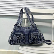 Daisy | Vintage gewaschene Denim Crossbody Messenger Tasche