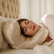 Luxerest Set - Gesichtskissen und Satinkissenbezug für Schönheitsschlaf-3