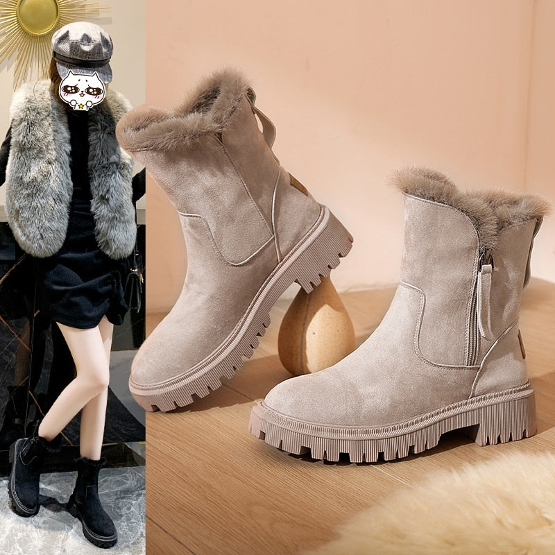 ShaBoots I Warm gefütterte Damenstiefel 4