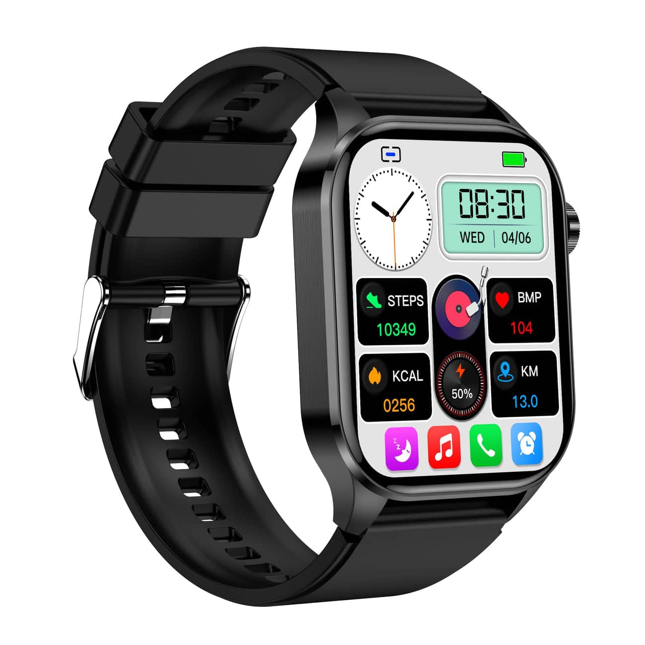 Smartwatch für Gesundheit & Fitness – EKG, Blutdruck, Herzfrequenzmessung – iOS & Android kompatibel 8